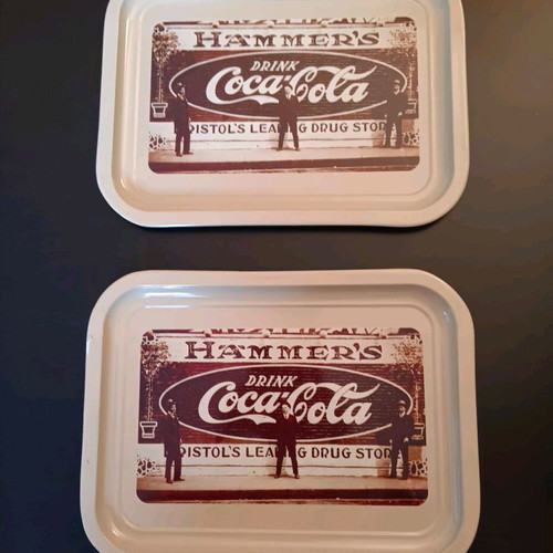 Metal Serving Trays Like New
