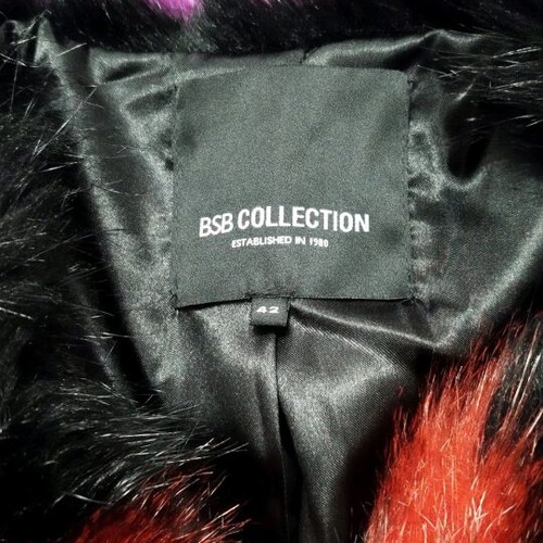 BSB faux fur new, size 42, multicolor
