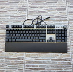 Mechanical computer keyboard used, illuminated