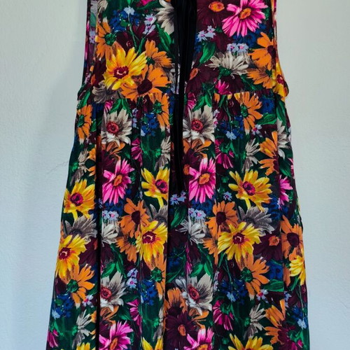 Zara floral short dress with integrated bodysuit, like new