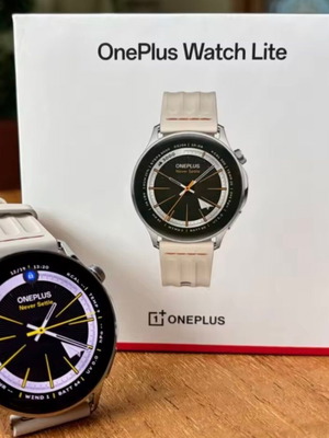OnePlus Watch Lite 45mm ασημί ανοξείδωτο ατσάλι καινούργιο