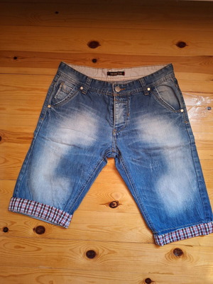 Denim shorts, blue, size S