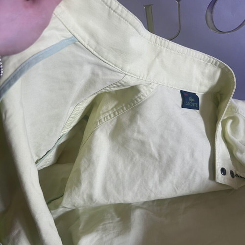 Lacoste men's lime vintage Harrington jacket size M like new