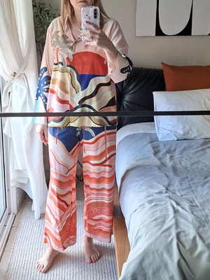 Καλοκαιρινό σετ ρούχων θαλάσσης σαν καινούργιο, μέγεθος M/L