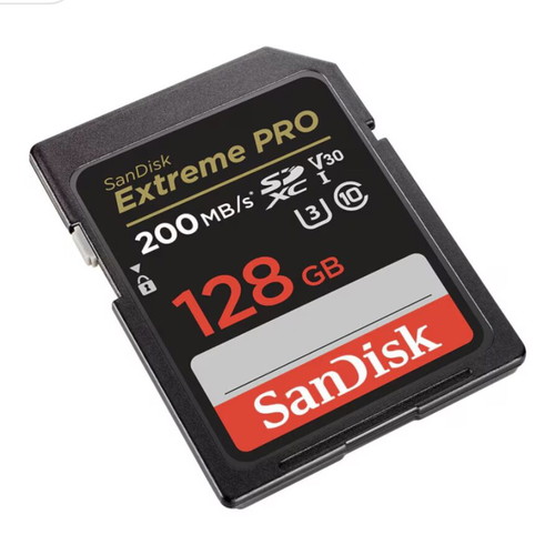 SanDisk 128GB SD Card new, box pack