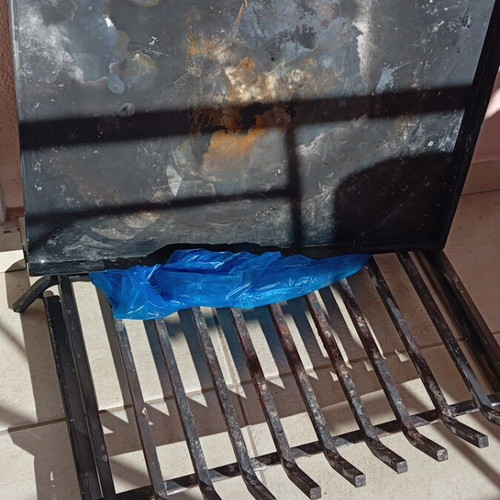 Fireplace grate and drawer new