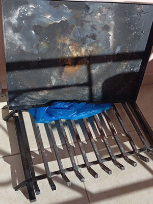 Fireplace grate and drawer new