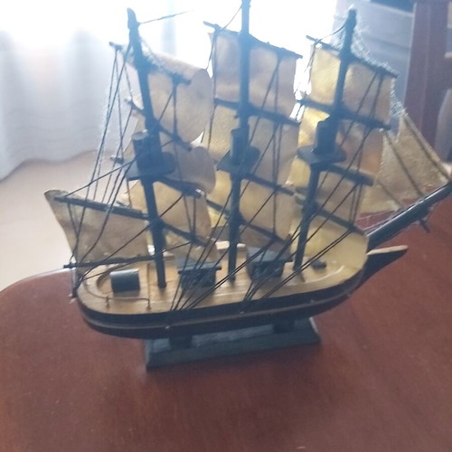 Cutty Sark wooden decorative ship used