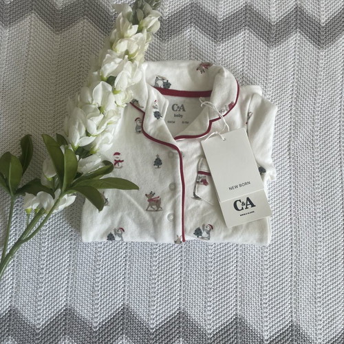 C&A Christmas Baby Romper New Size 50