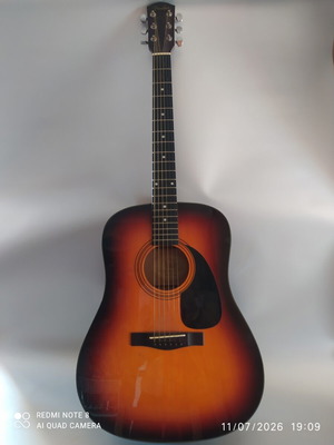 Fender DG 5SBST acoustic guitar used, excellent condition