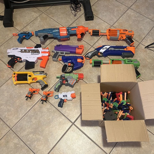Nerf blasters like new