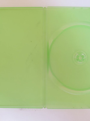 CD/DVD slim case green clamshell like new