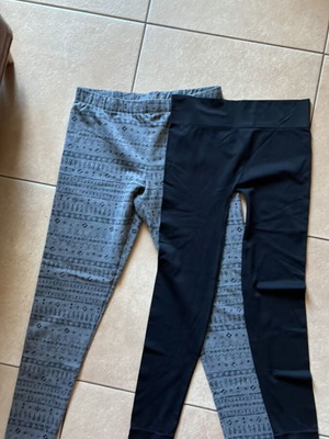 Esmara medium leggings set used, grey and black