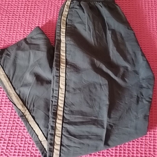 Track pants size Large used, gray with inner lining