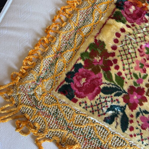 Velvet throw blanket like new 2.00 x 2.30 m