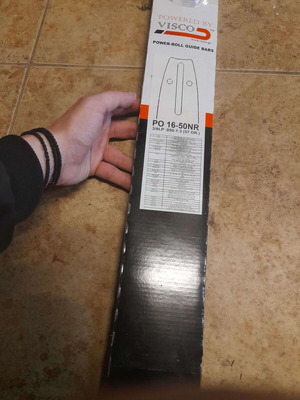 Visco PO16-50NR chainsaw bar 40cm new, for 3/8"LP chain, thickness 0.050"