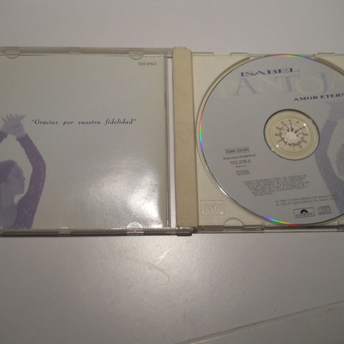 Isabel Pantoja Amor Eterno CD used, Latin pop flamenco