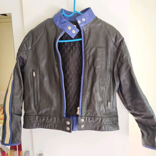 DKNY kids jacket 12 years like new, black and blue