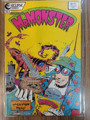 Mr Monster comic used, Eclipse Comics issue 9