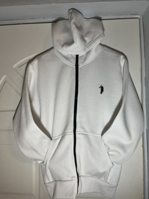 Polo white cardigan like new, very warm, size XL