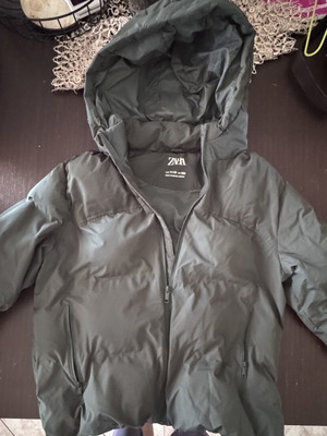 Μπουφάν puffer Zara για κορίτσι 11-12 ετών 152 γκρι σαν καινούργιο