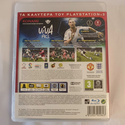 PES 2013 Essentials PS3 like new sports game