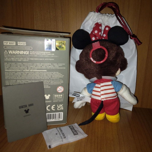 Popmart Dimoo World Minnie’s Balloon plush pendant like new
