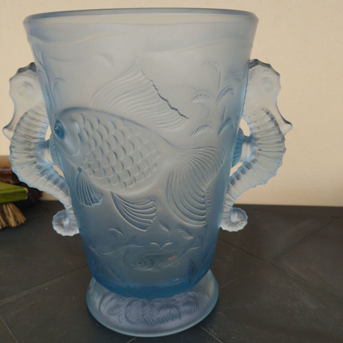 Josef Inwald Barolac Seahorse vase like new