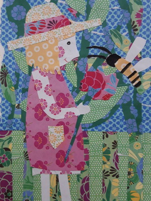 Collage handmade new artwork on paper 12.3×20.4