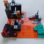 Lego Minecraft 21185 The Nether Bastion set
