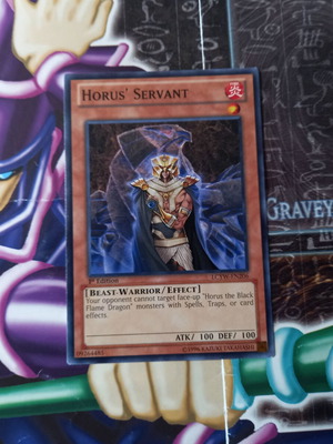 Horus Servant Yu-Gi-Oh! card like new