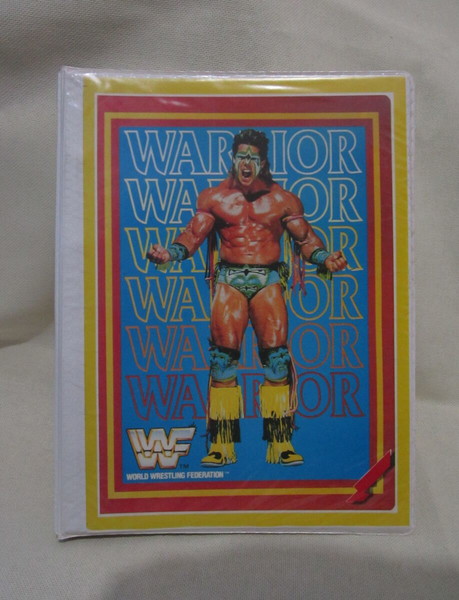 Vintage κλασέρ Koloman Handler με φωτογραφία του Ultimate Warrior WWF World Wrestling Federation