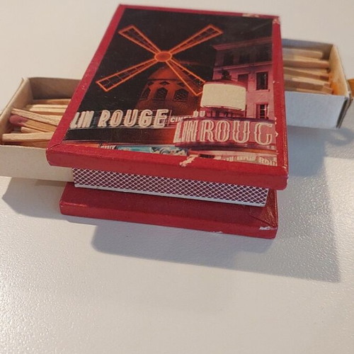 Vintage Moulin Rouge matchbox like new