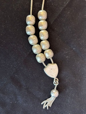 Silver worry beads 950 like new