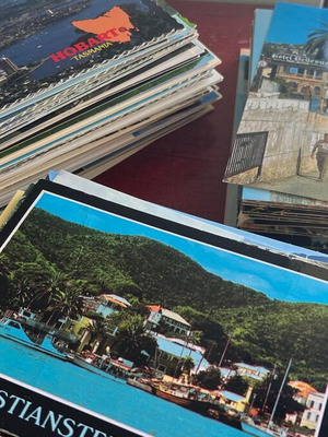 Old postcards used, pack of 350+ from around the world