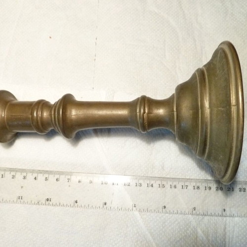 Brass old German candlestick like new