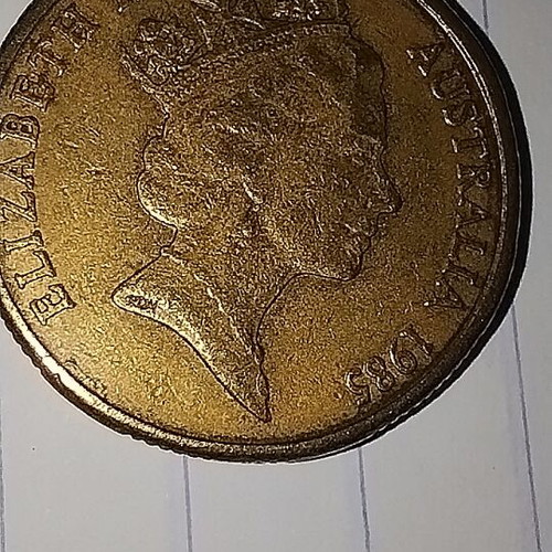 Australian coins used, pack of 4 one dollar pieces