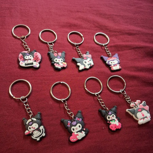 Kuromi keychains set of 8 new by Sanrio