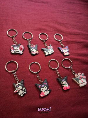 Kuromi keychains set of 8 new by Sanrio