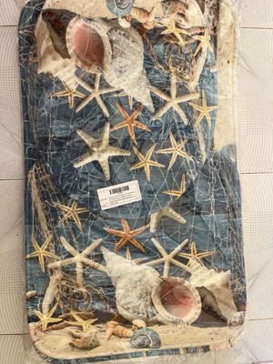 Bathroom rugs set of 3, 1 large and 2 small