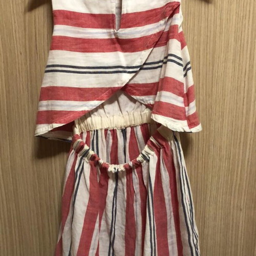 Children's striped dress H&M nautical style like new, size 116