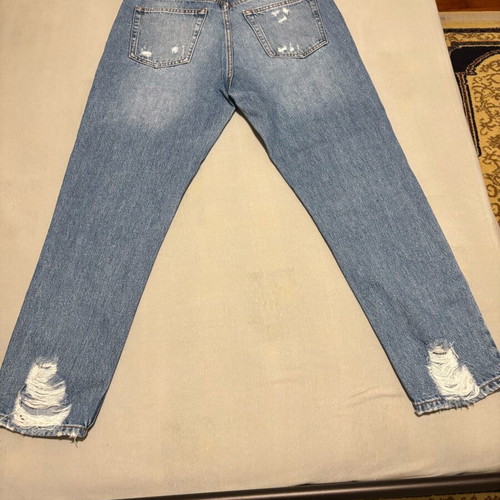 Tally Weijl mom fit jeans size 38 like new with rips blue