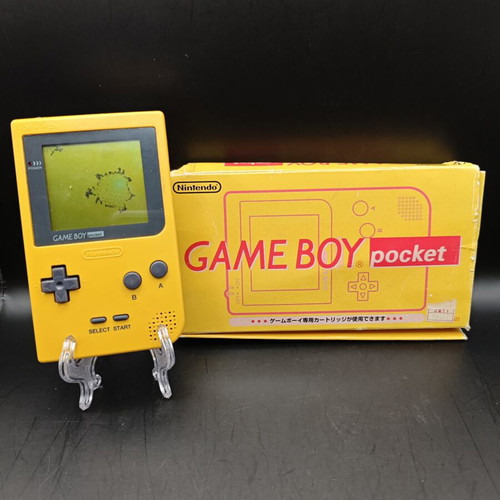 Game Boy Pocket used with original Japanese box, screen issue