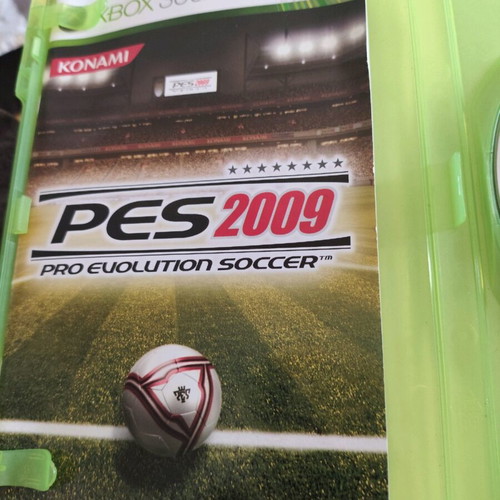 PES 2009 Xbox 360 Pro Evolution Soccer game