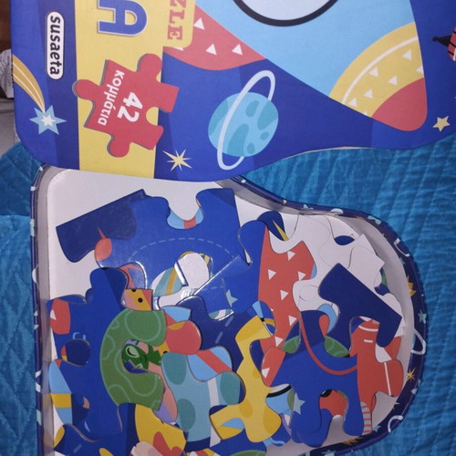 Space puzzle new, 42 large pieces