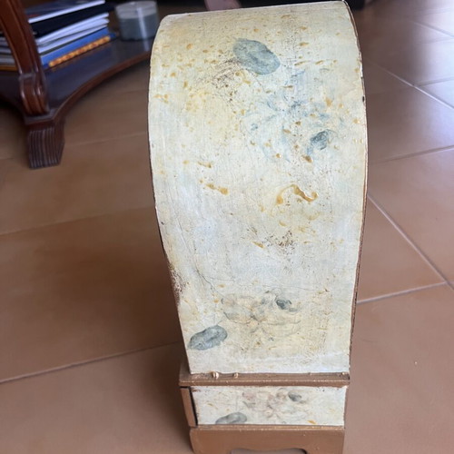 Table Clock Quartz Vintage Shabby Chic with Jewelry Drawer like new