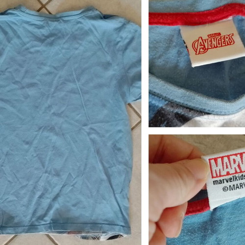 Marvel boys' t-shirts and shorts pack used, size 10 years (140cm)