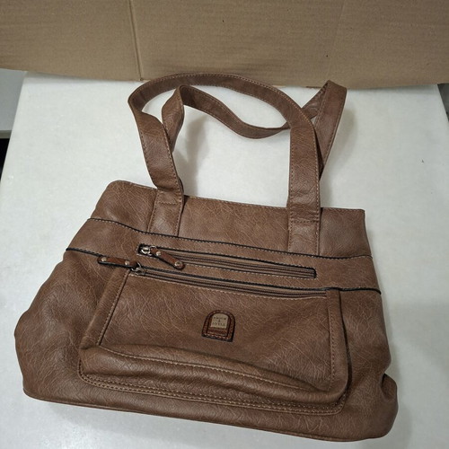 Women's shoulder bag, brown, new