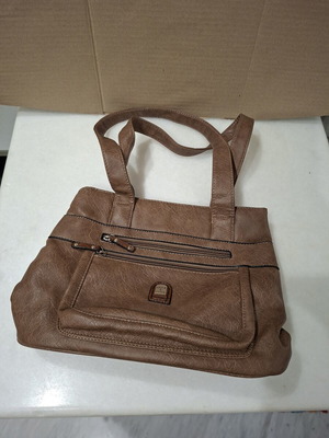 Women's shoulder bag, brown, new