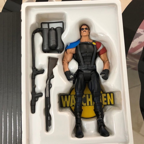 Watchmen The Comedian Matty Collector Club Black Freighter Deluxe figure new